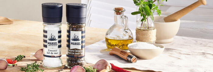 6 redenen waarom de MARSEL zout- en pepermolens een plaats verdienen op elke tafel
